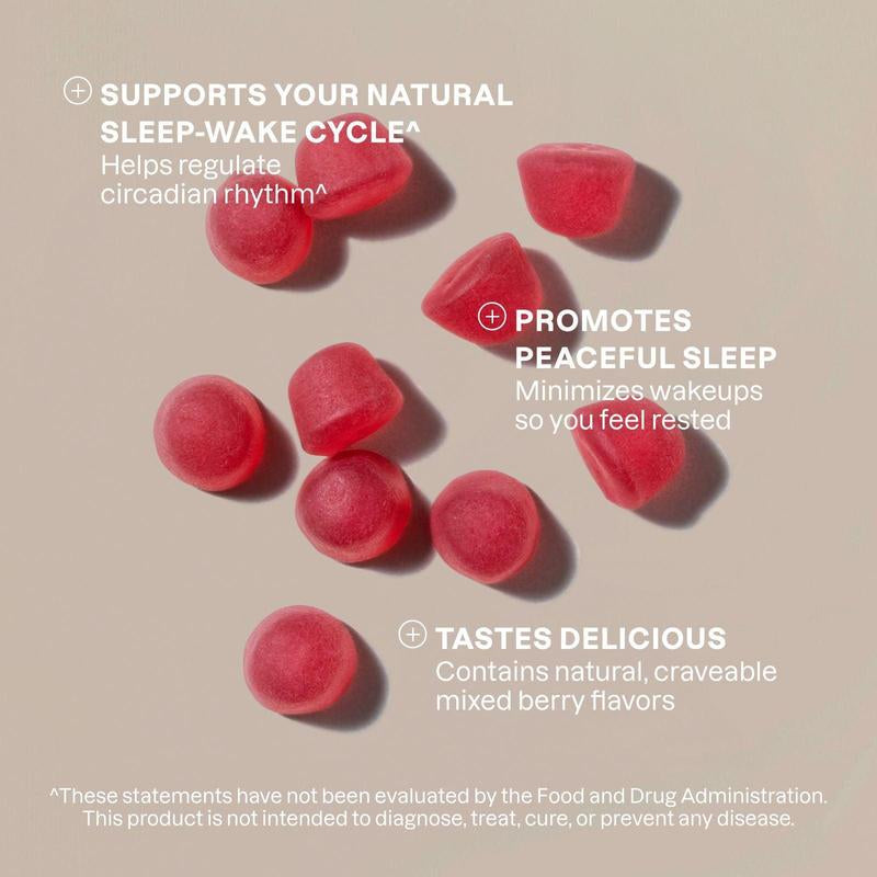 Cliganic Melatonin Gummies 10 MG - Mixed Berry Flavor Gummies for Restful Sleep Support - Third Party Tested Supplement Dietary Healthcare Fitness